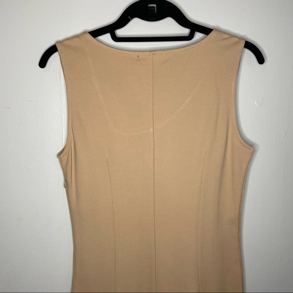 William Rast Sleeveless Faux Suede Mini Dress Tan Small - Picture 5 of 7